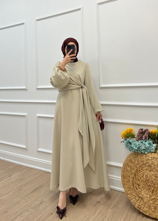 Nova Elbise - Taş Rengi