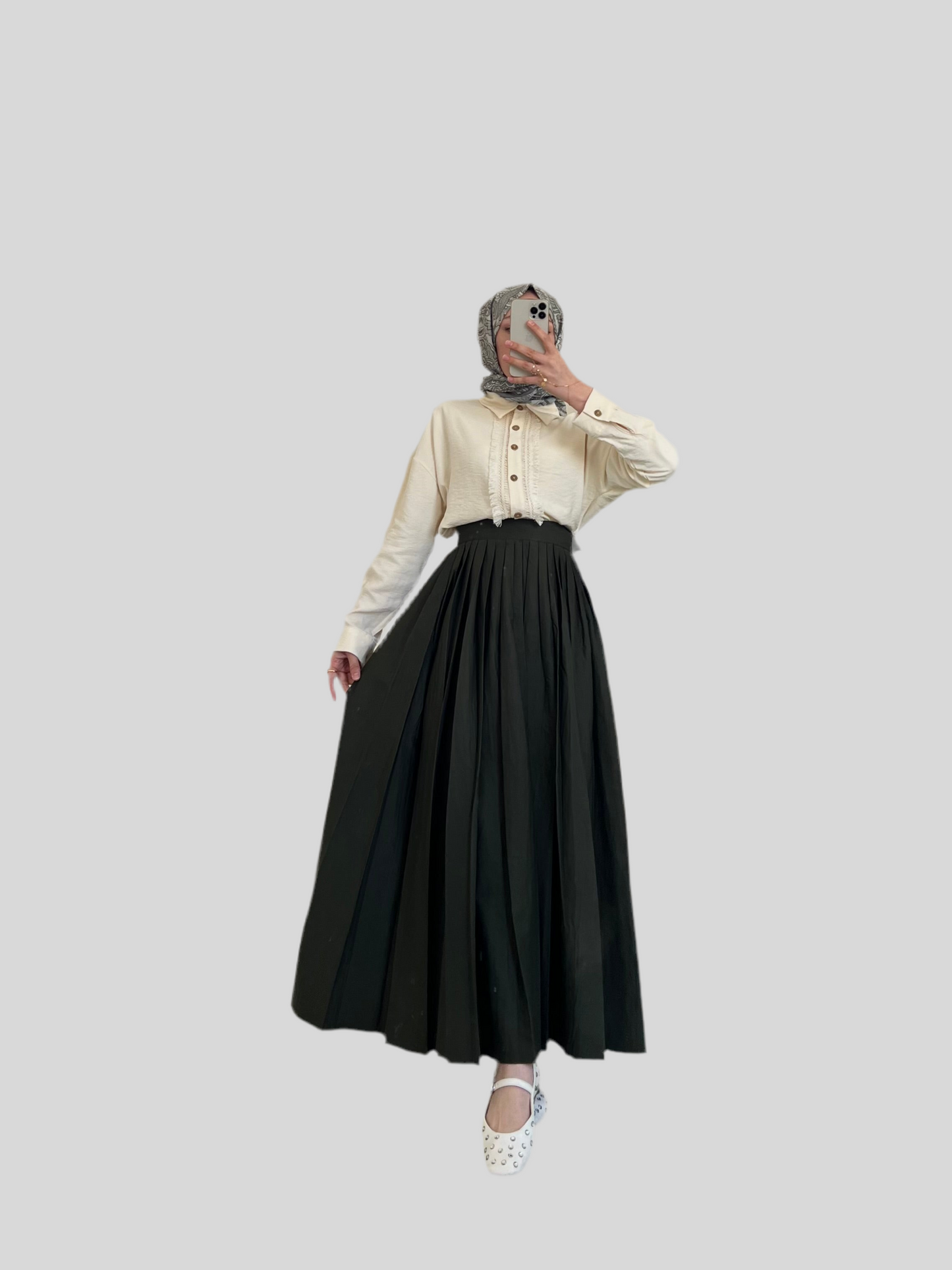 Vera Paraşüt Etek - Haki