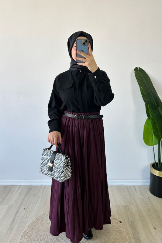 Kraş Etek Bordo