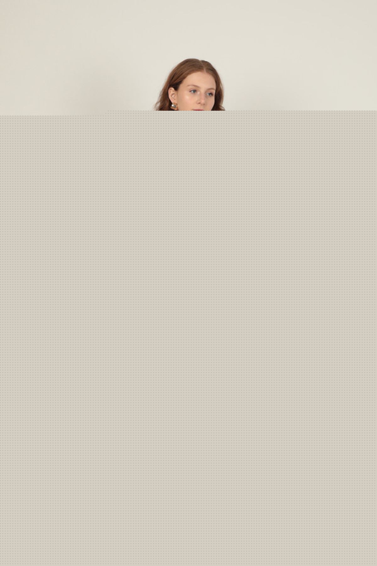 Modal Kumaş Kolu Lastikli Taba Elbise