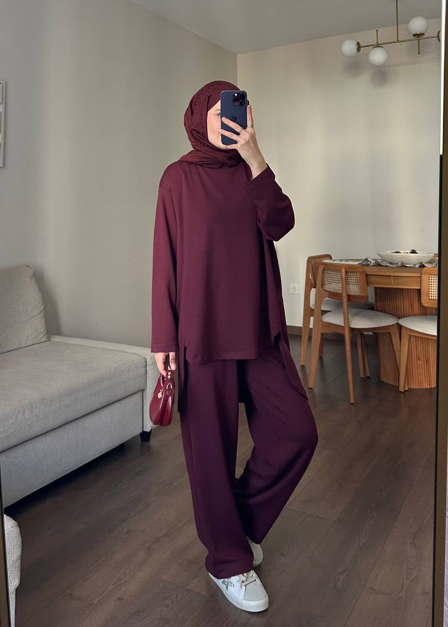 Mina Oysho Takım - Bordo